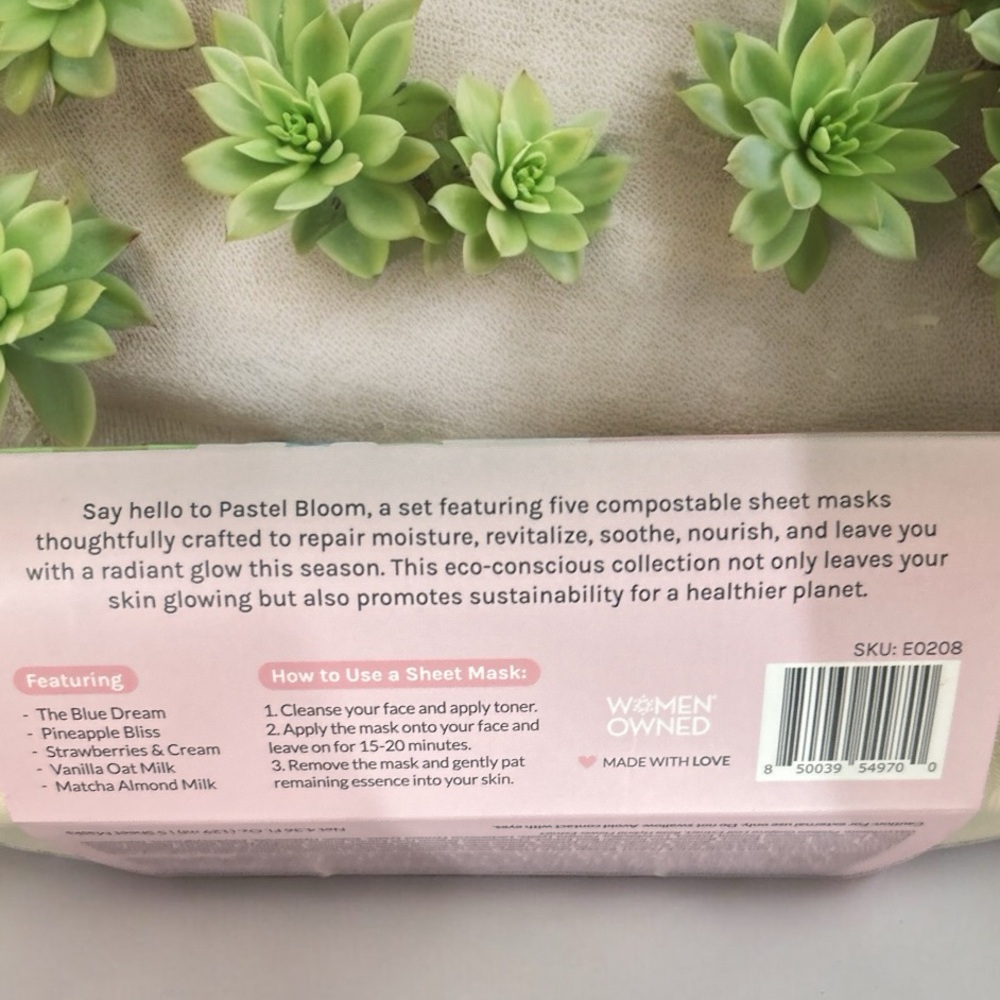 NEW Raw Juice Whole Food Facial 5 Sheet Mask Set Plant Based Skincare - Picture 8 of 12